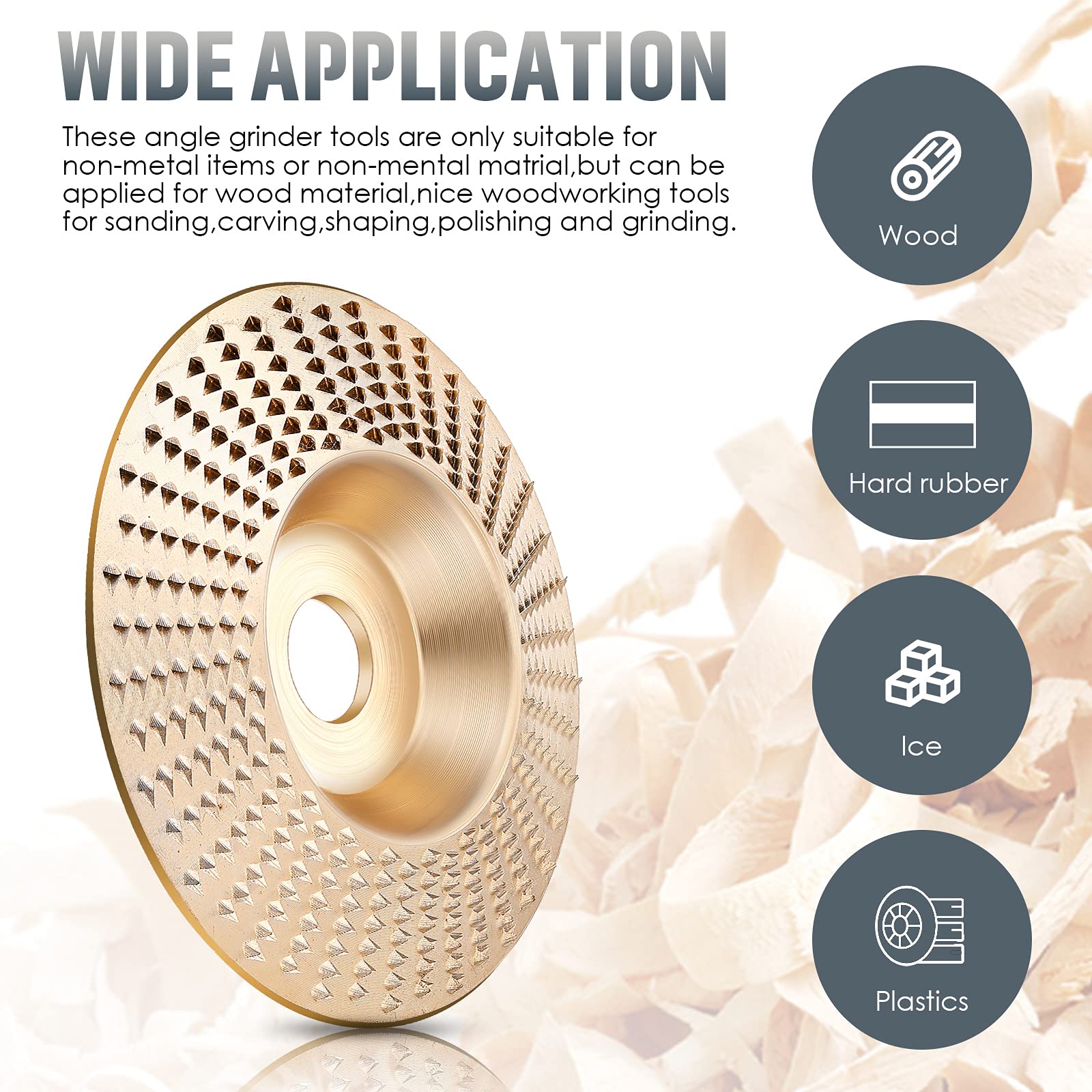Tungsten Carbide Wood Carving Disc and Grinding Wheel