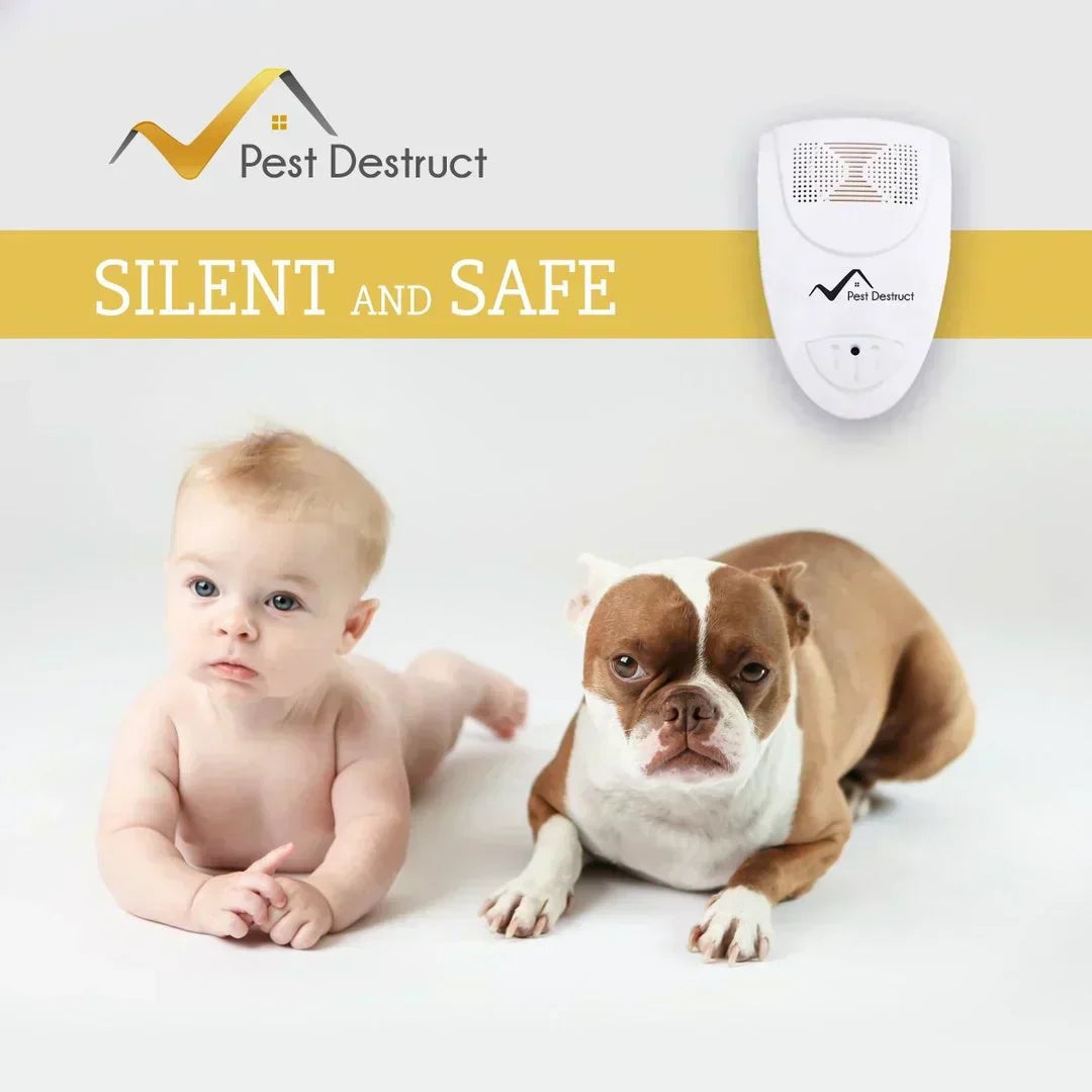 Ultrasonic Bed Bug Repeller Plug-In for Safe and Effective Pest Control