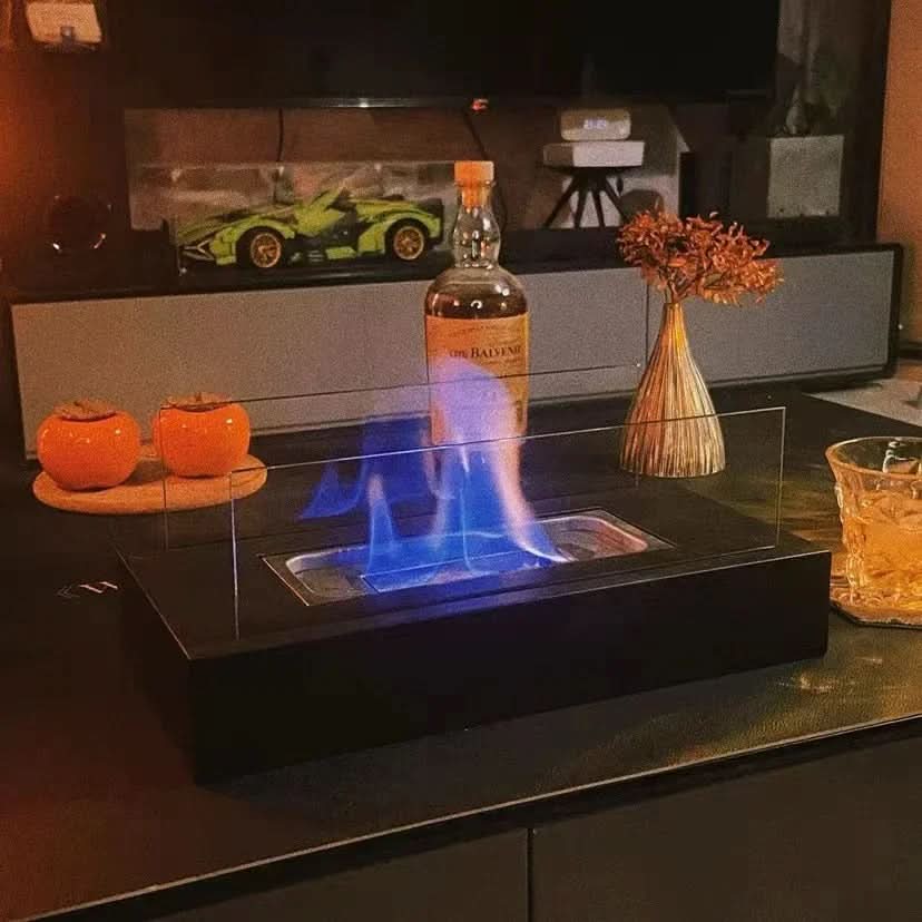 Tabletop Bioethanol Fire Pit | Smokeless Indoor & Outdoor Fireplace