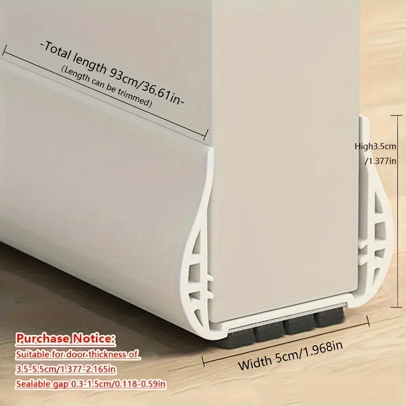 Adjustable Under Door Draft Stopper for Insulation and Soundproofing