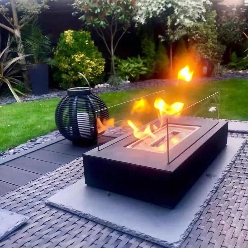 Tabletop Bioethanol Fire Pit | Smokeless Indoor & Outdoor Fireplace