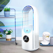 Bladeless portable air cooler with LED display