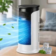 Portable evaporative air cooler