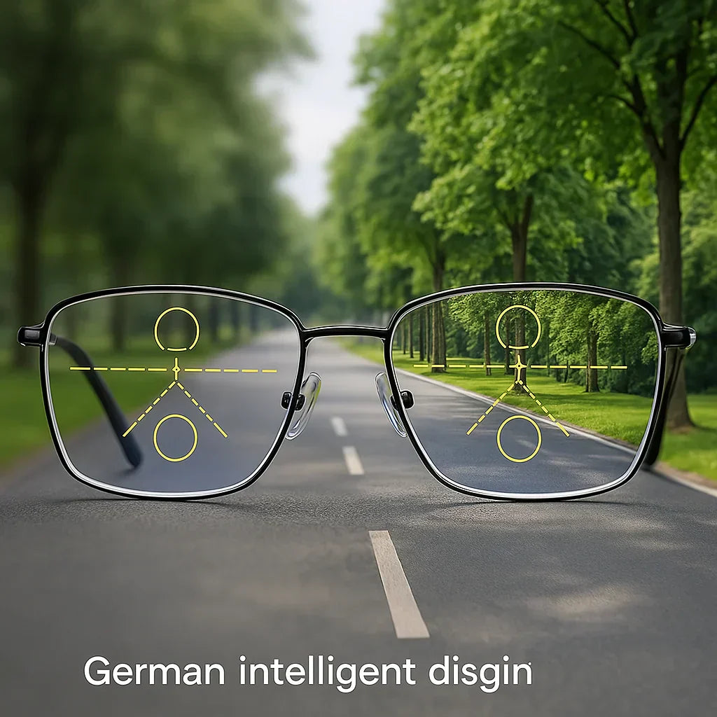 German Progressive Reading Glasses | No-Line Multifocal Eyewear