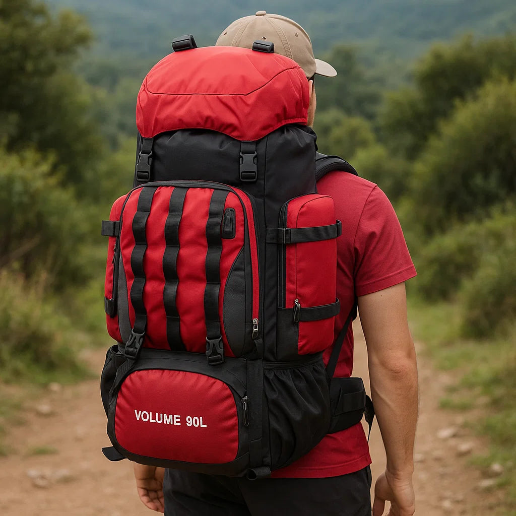 Hikinoken 90L Waterproof Hiking Backpack | Ultralight Camping Rucksack