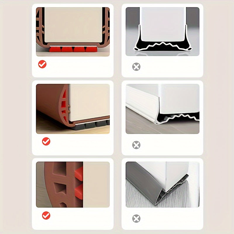 Adjustable Under Door Draft Stopper for Insulation and Soundproofing