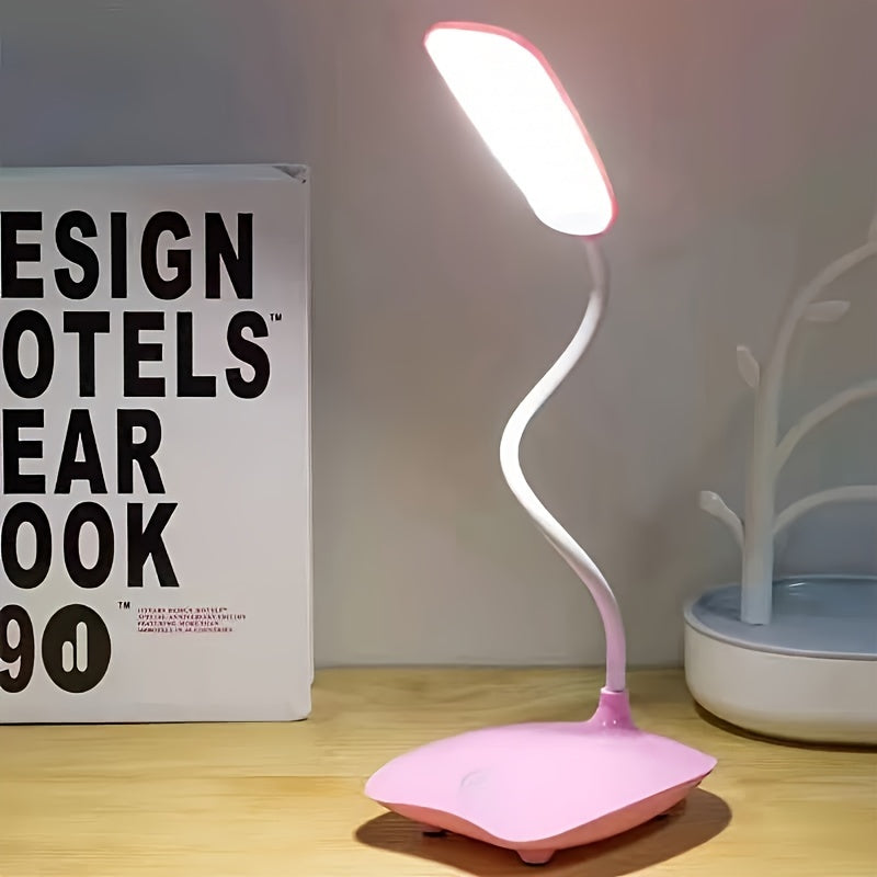 USB Rechargeable LED Desk Lamp with Eye Protection and Touch Dimming