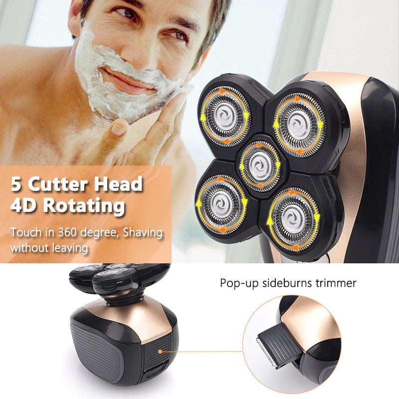 Electric Head Shaver for Men with Bald Head Razor Grooming Kit