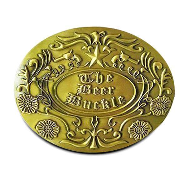 Beer Holder Belt Buckle – Novelty Hands-Free Drink Holder Buckle for BBQ, Tailgates & Parties