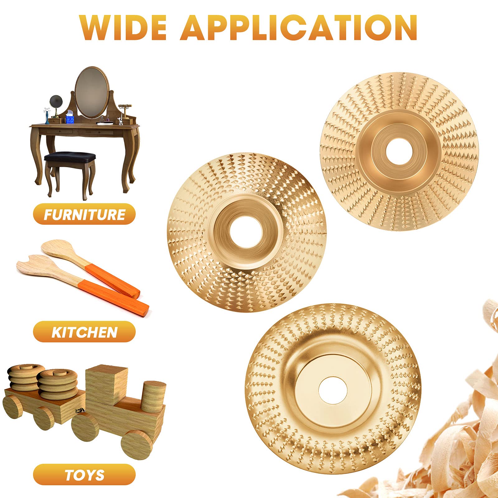 Tungsten Carbide Wood Carving Disc and Grinding Wheel
