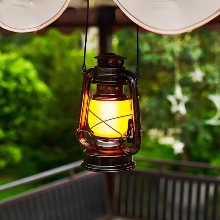 Rechargeable LED Camping Lantern – Waterproof Portable Light with Warm & Flame Modes for Outdoor Adventures