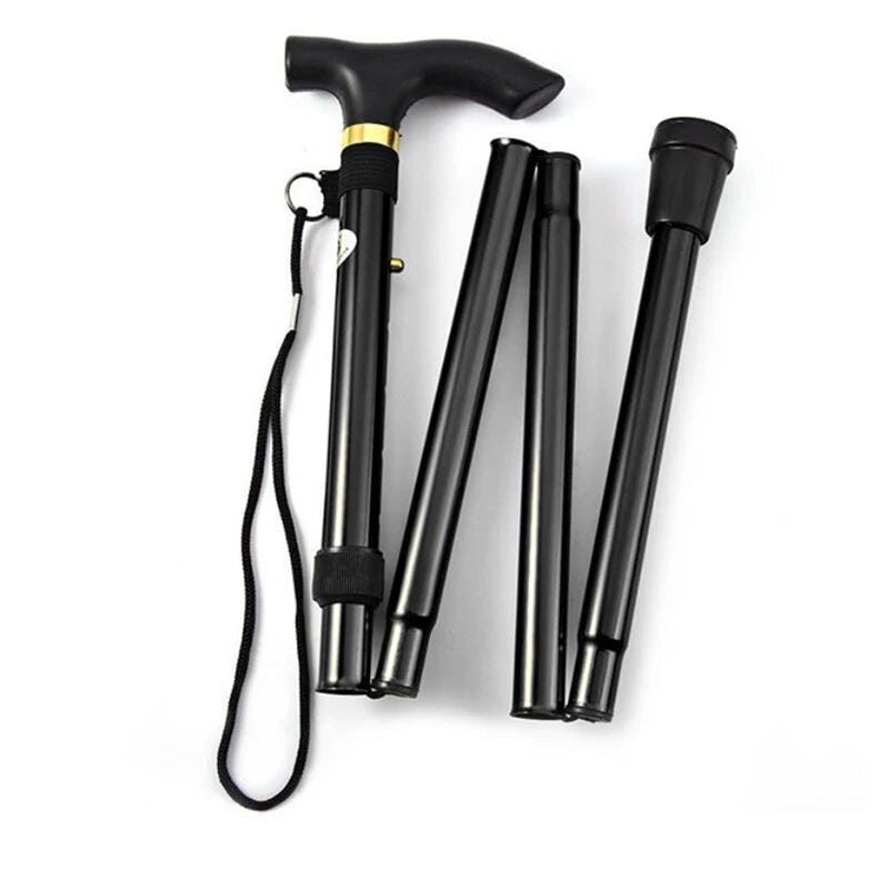 ComfortCane Lightweight Aluminum Walking Cane – Height-Adjustable Support Stick with Ergonomic Non-Slip Grip