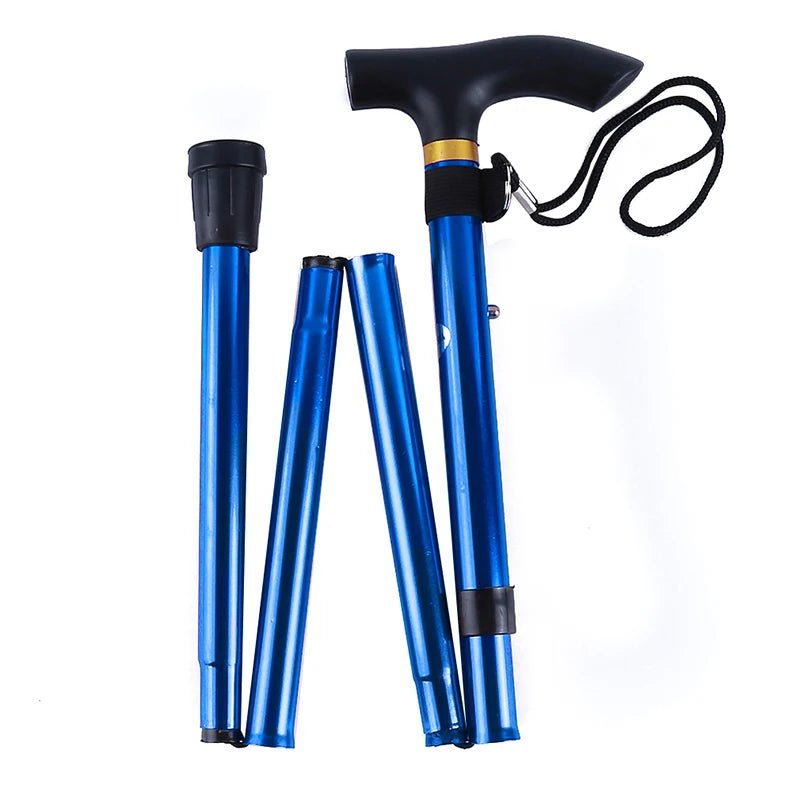 ComfortCane Lightweight Aluminum Walking Cane – Height-Adjustable Support Stick with Ergonomic Non-Slip Grip
