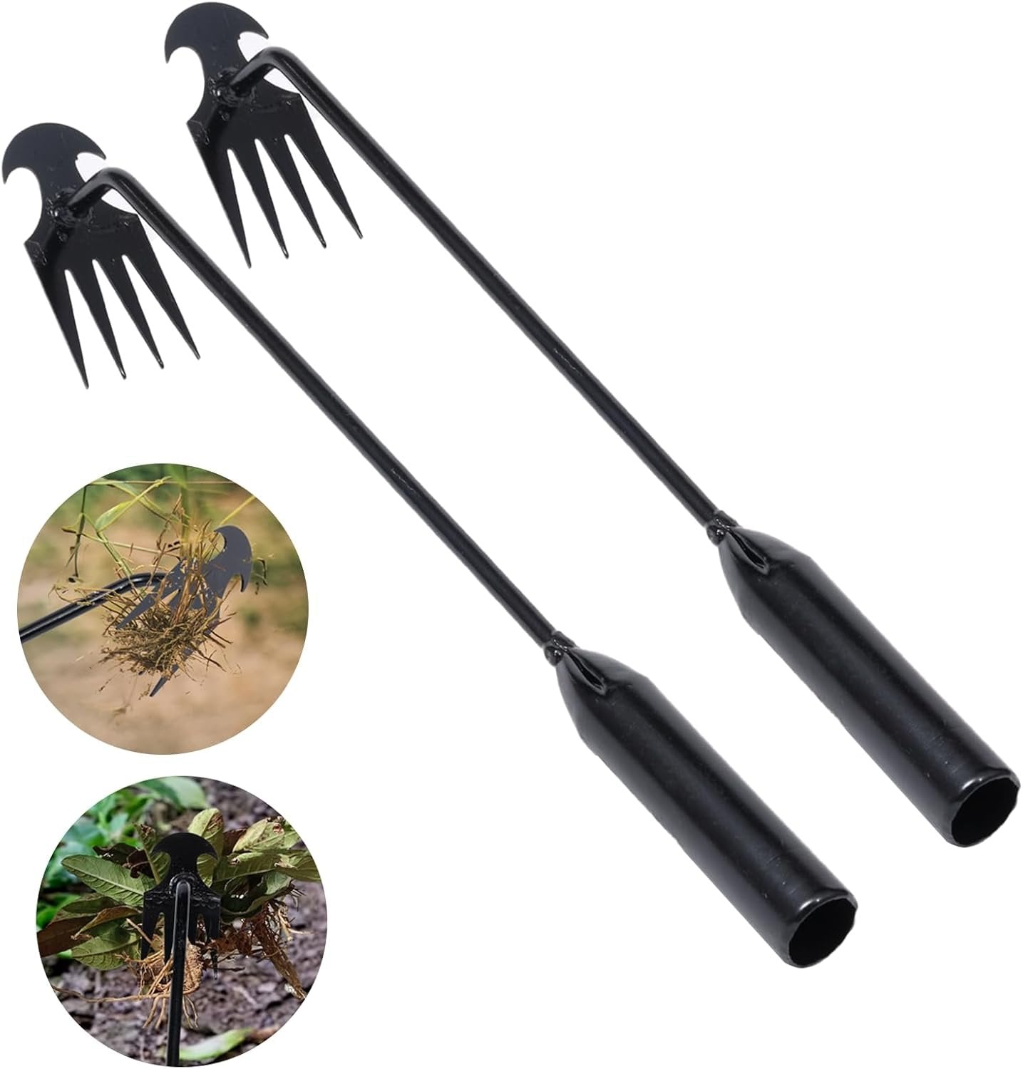 Long-Handle Garden Weed Puller – Labor-Saving Uprooting Tool for Lawns, Orchards & Flower Beds