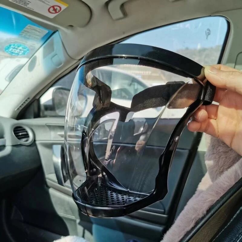 Large Transparent Face Shield for Full Facial Protection