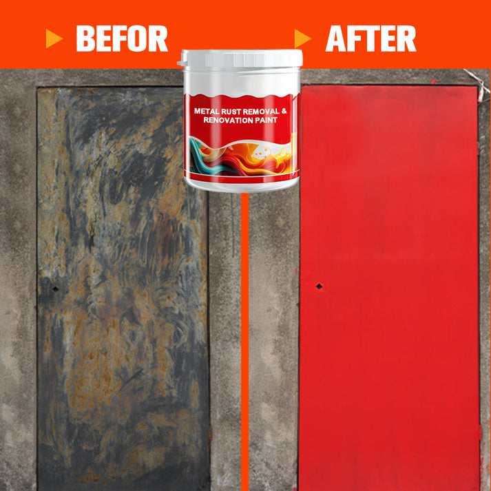 2-in-1 Rust Converter & Repair Paint – Protective Anti-Rust Coating for Metal, Fences, Tools and Vehicle Parts