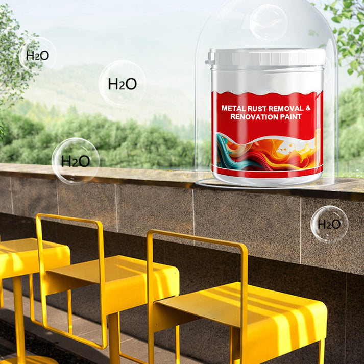 2-in-1 Rust Converter & Repair Paint – Protective Anti-Rust Coating for Metal, Fences, Tools and Vehicle Parts