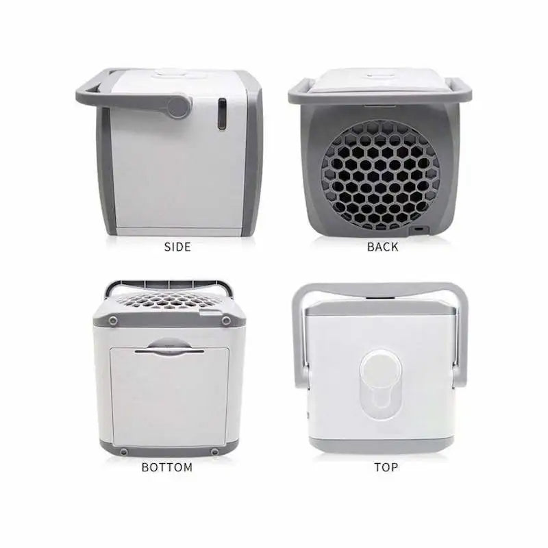 Compact USB air cooler side view