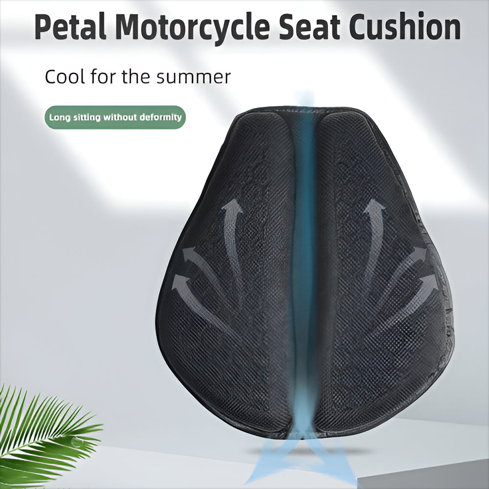 Motorcycle Gel Seat Cushion | Pressure Relief Cooling Saddle Pad
