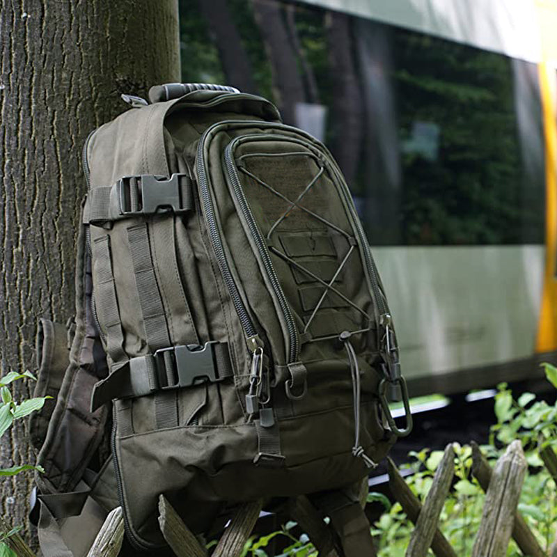 60L Military Tactical Backpack, Expandable Waterproof Rucksack for Hiking, Camping, Travel, & Outdoor Use