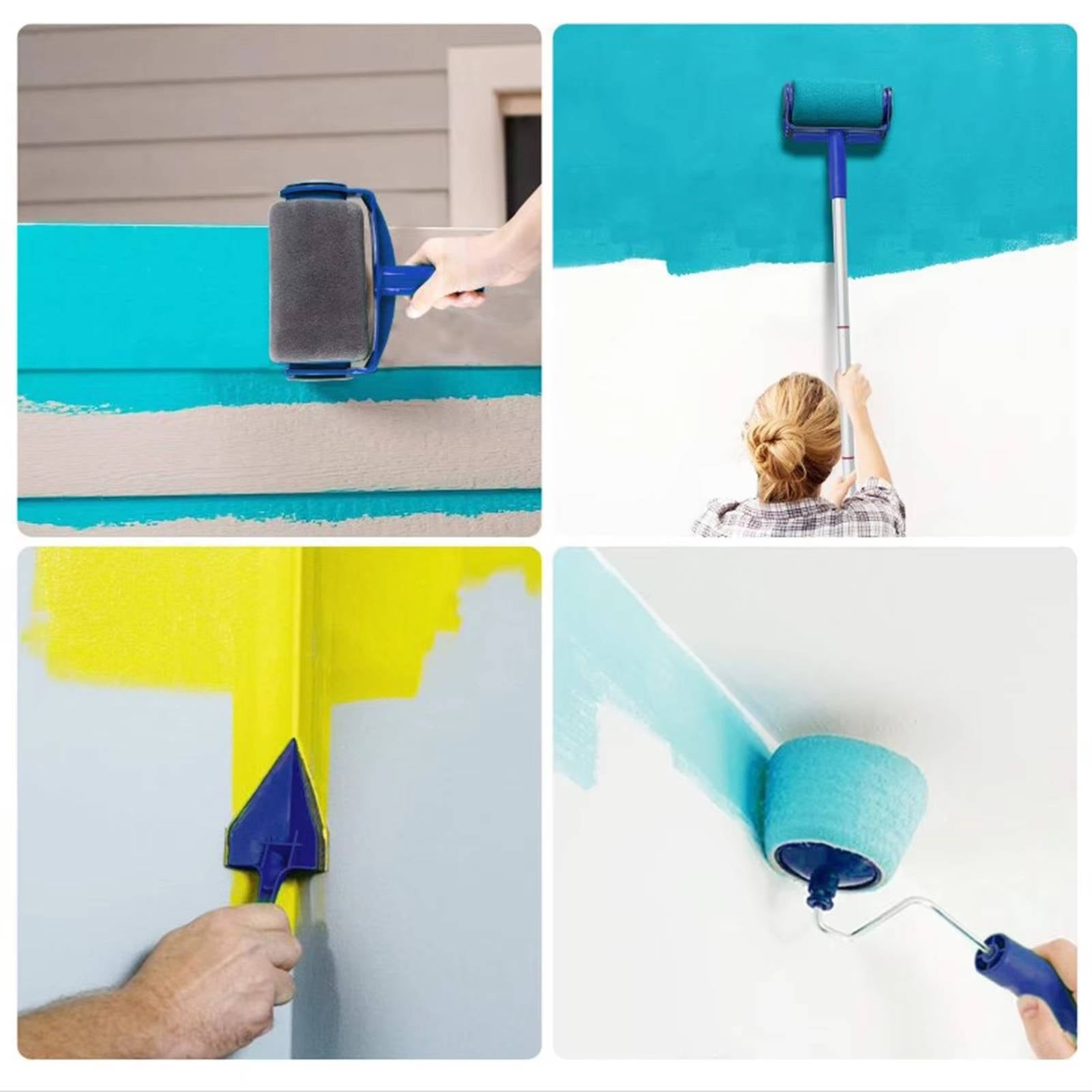 Precision Edge and Corner Paint Roller for Clean Trim without Tape