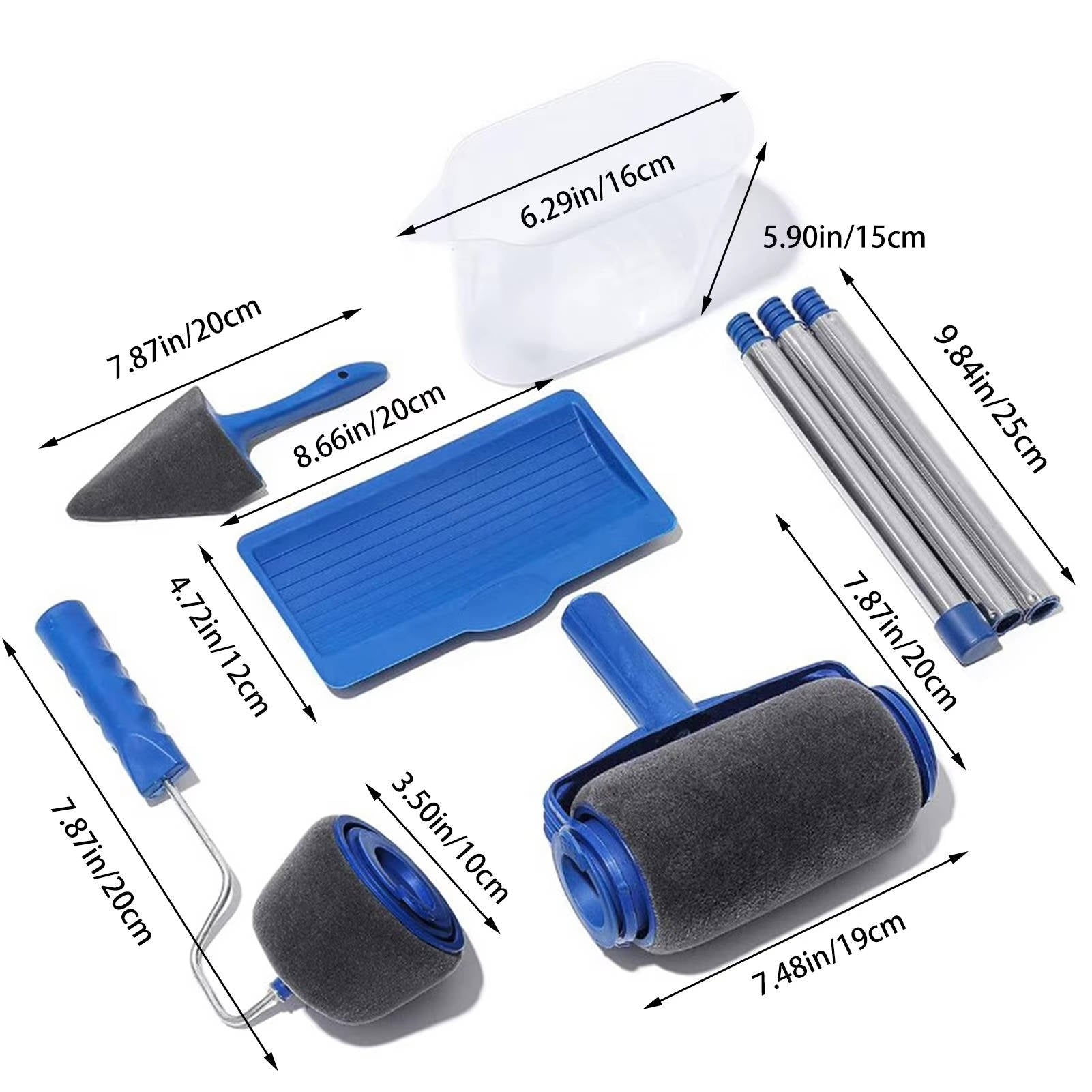 Precision Edge and Corner Paint Roller for Clean Trim without Tape