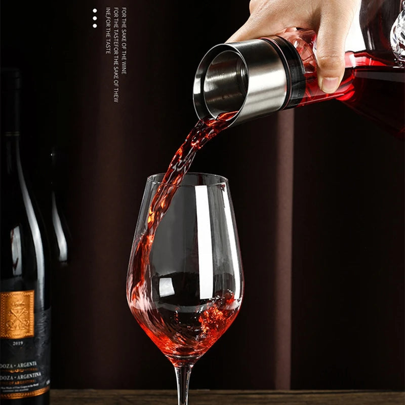 Wine Decanter & Aerator Set | Red Wine Glass Carafe