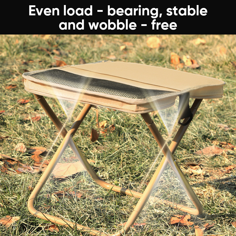 Foldable Backpack Stool and Portable Chair for Camping and Fishing