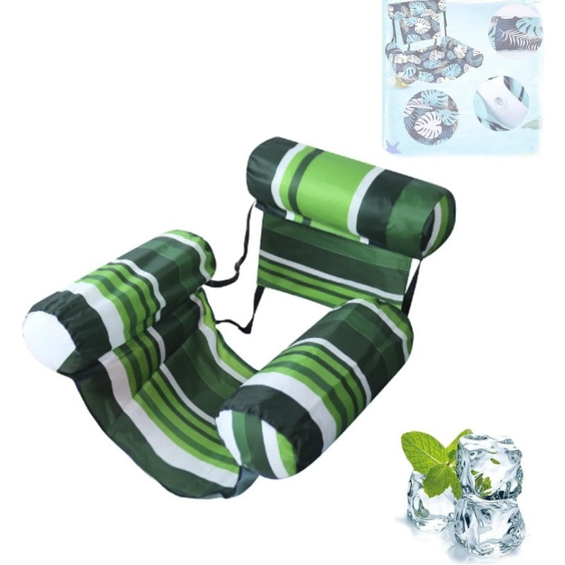 Inflatable Pool Float Chair and Floating Water Lounger