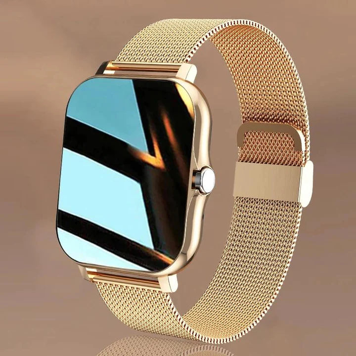 Elegant Smartwatch for Women – Slim Health & Fitness Tracker Watch with Heart Rate, Sleep & Call Alerts
