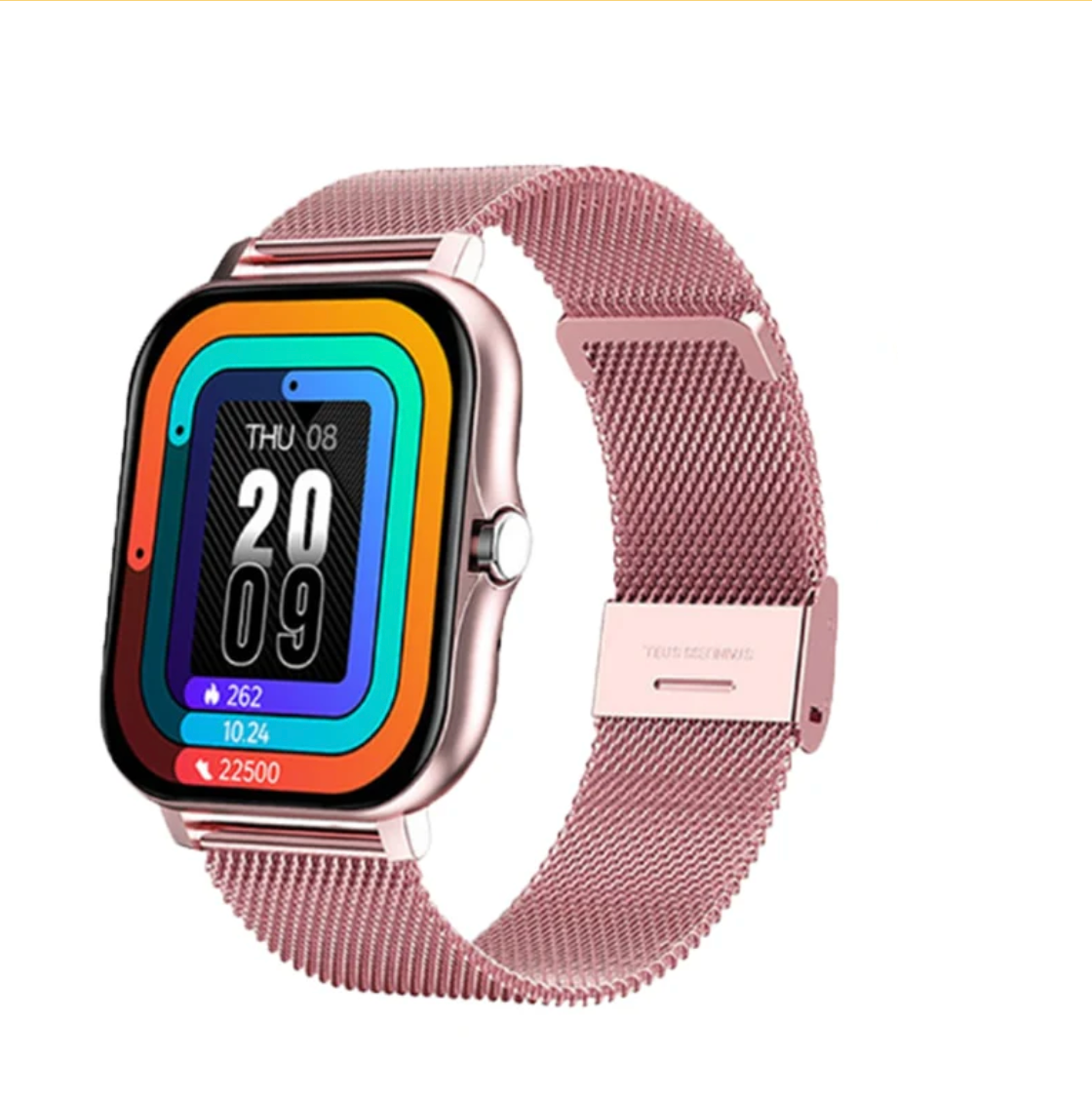Elegant Smartwatch for Women – Slim Health & Fitness Tracker Watch with Heart Rate, Sleep & Call Alerts