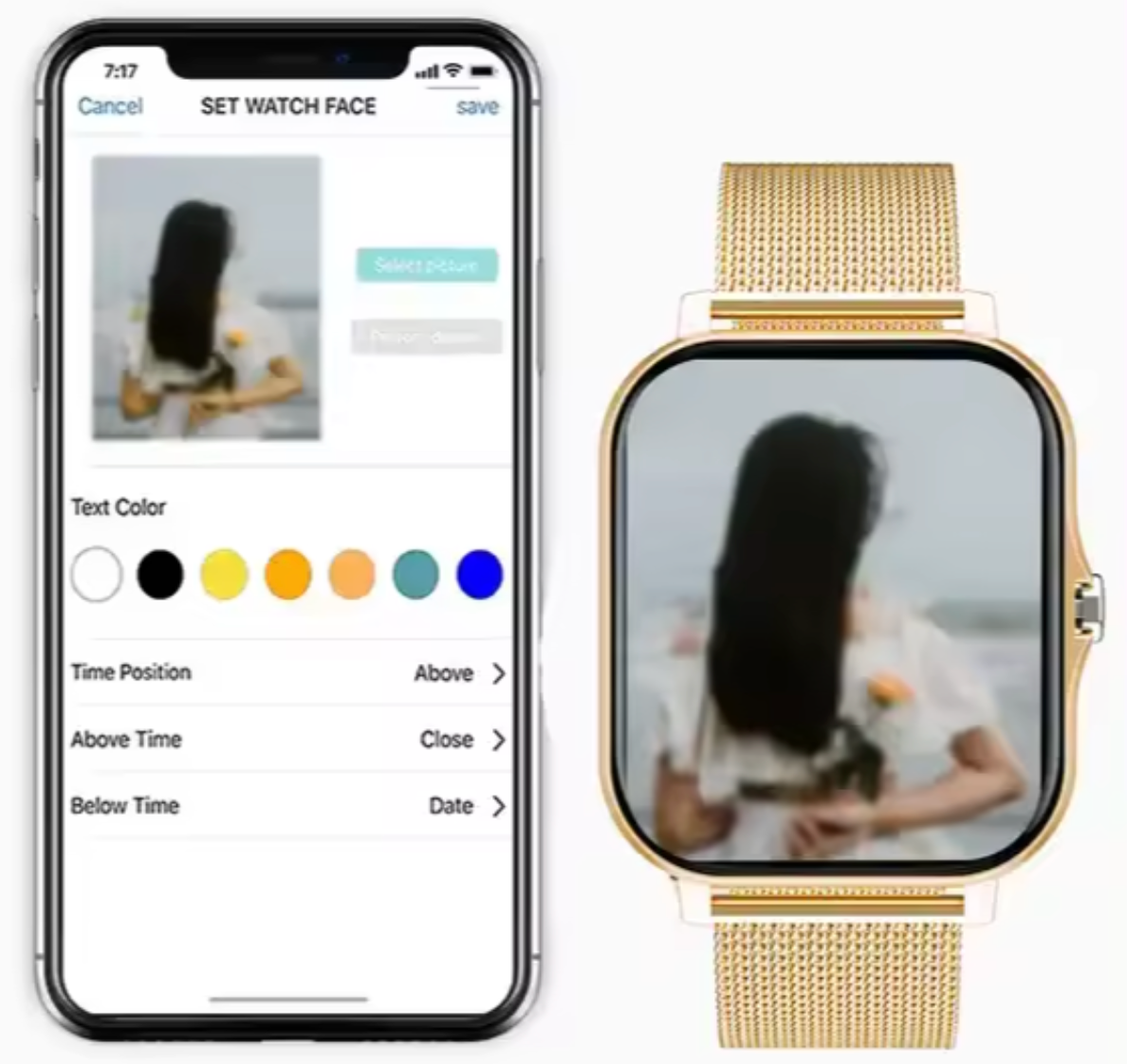 Elegant Smartwatch for Women – Slim Health & Fitness Tracker Watch with Heart Rate, Sleep & Call Alerts