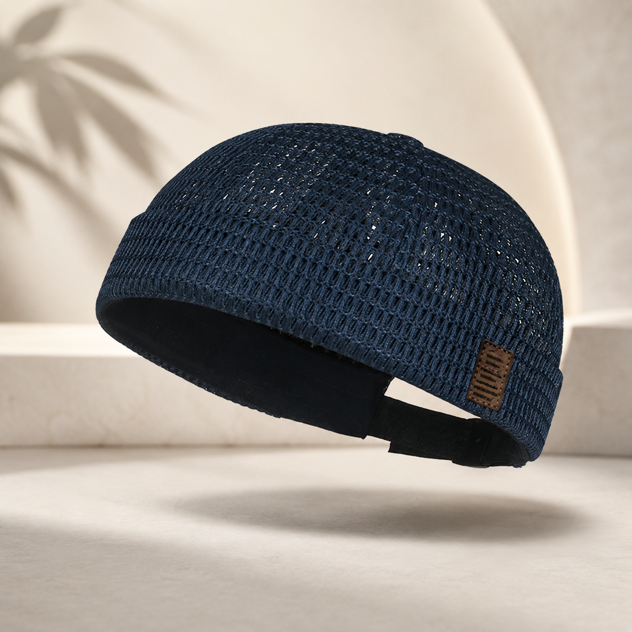 Practical Rimless Mesh Cap – Breathable Adjustable Headwear for Sun & Sport