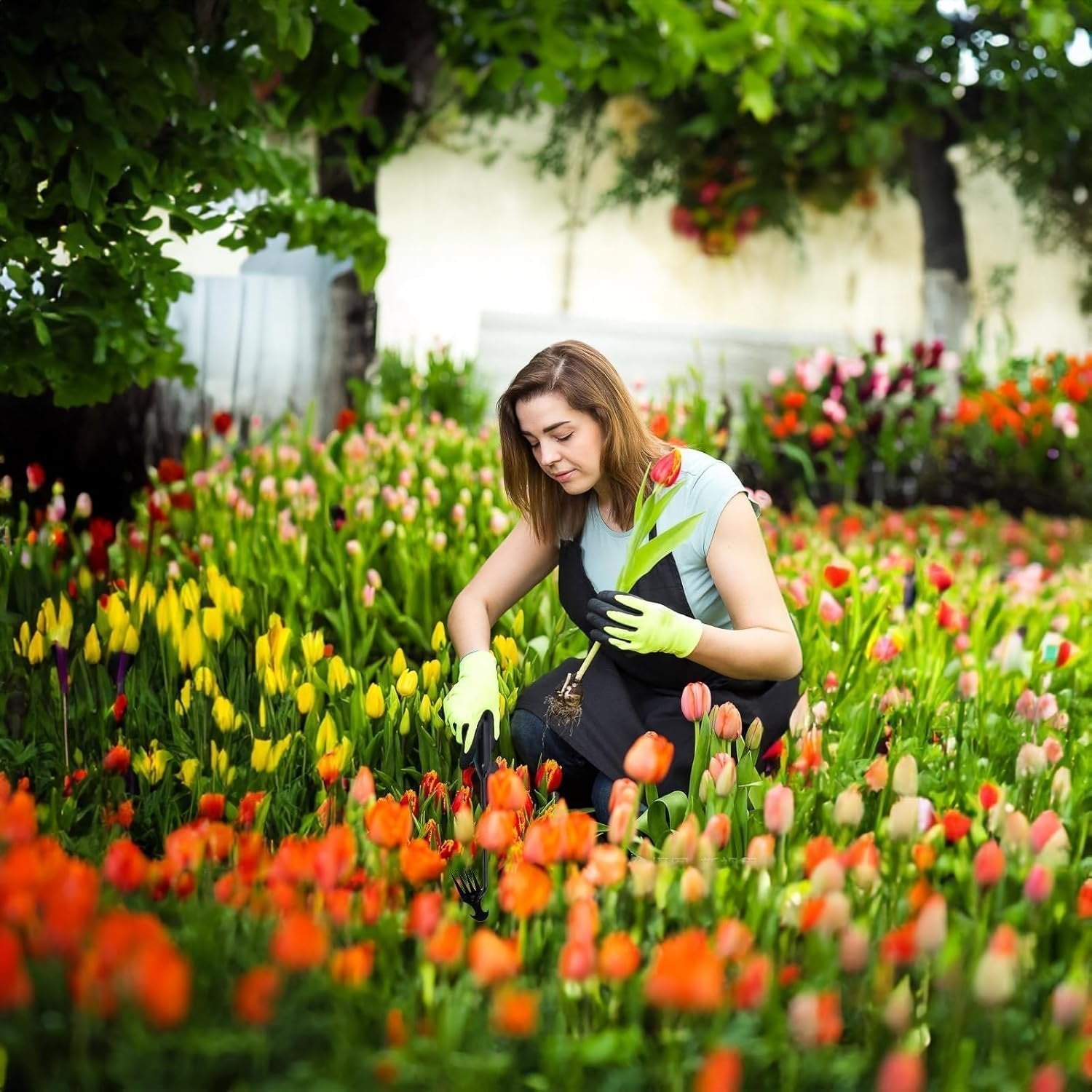 Long-Handle Garden Weed Puller – Labor-Saving Uprooting Tool for Lawns, Orchards & Flower Beds