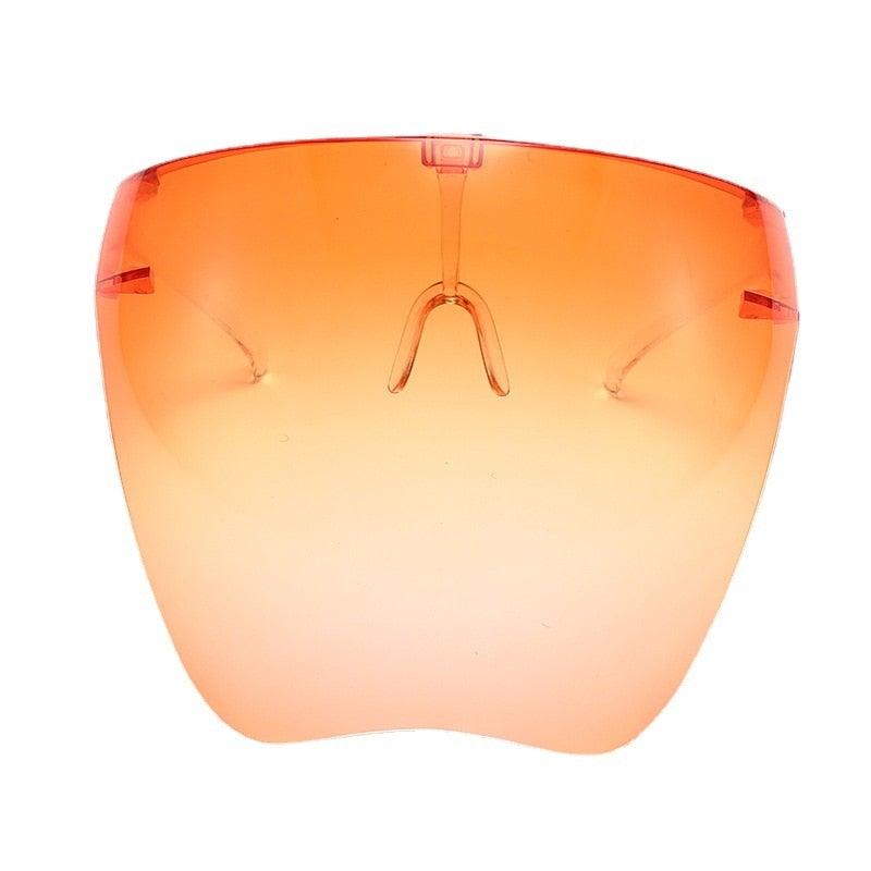 Oversized Face Shield Sunglasses – Full-Face UV Visor Glasses for Outdoor, Beach & Travel
