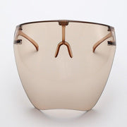 Oversized Face Shield Sunglasses – Full-Face UV Visor Glasses for Outdoor, Beach & Travel