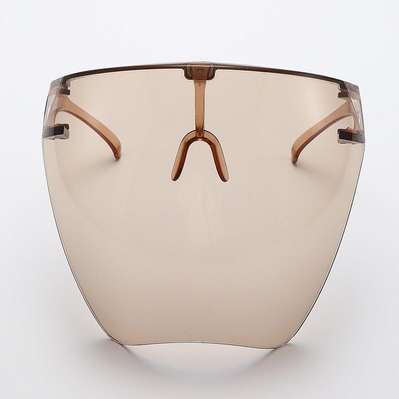 Oversized Face Shield Sunglasses – Full-Face UV Visor Glasses for Outdoor, Beach & Travel