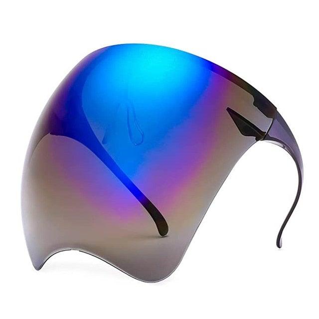 Oversized Face Shield Sunglasses – Full-Face UV Visor Glasses for Outdoor, Beach & Travel