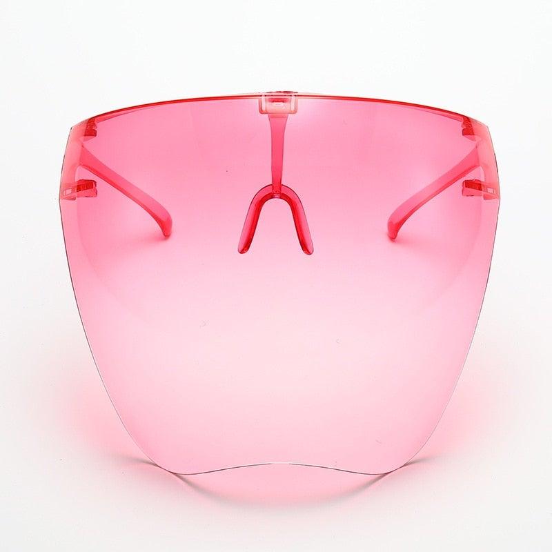 Oversized Face Shield Sunglasses – Full-Face UV Visor Glasses for Outdoor, Beach & Travel