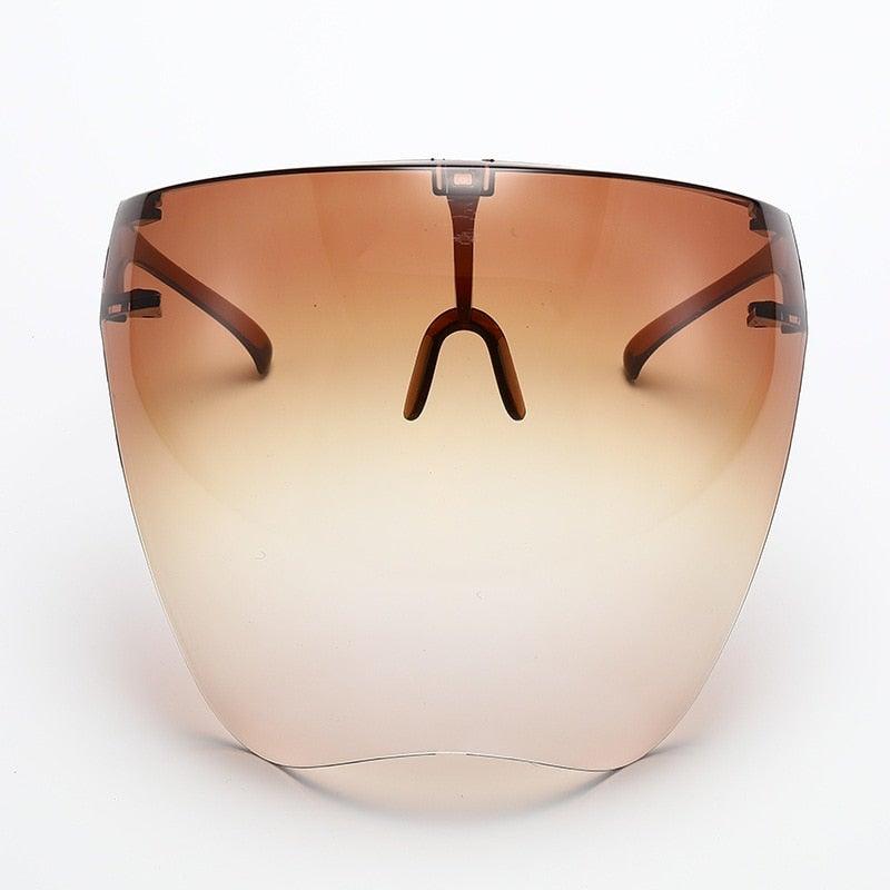 Oversized Face Shield Sunglasses – Full-Face UV Visor Glasses for Outdoor, Beach & Travel