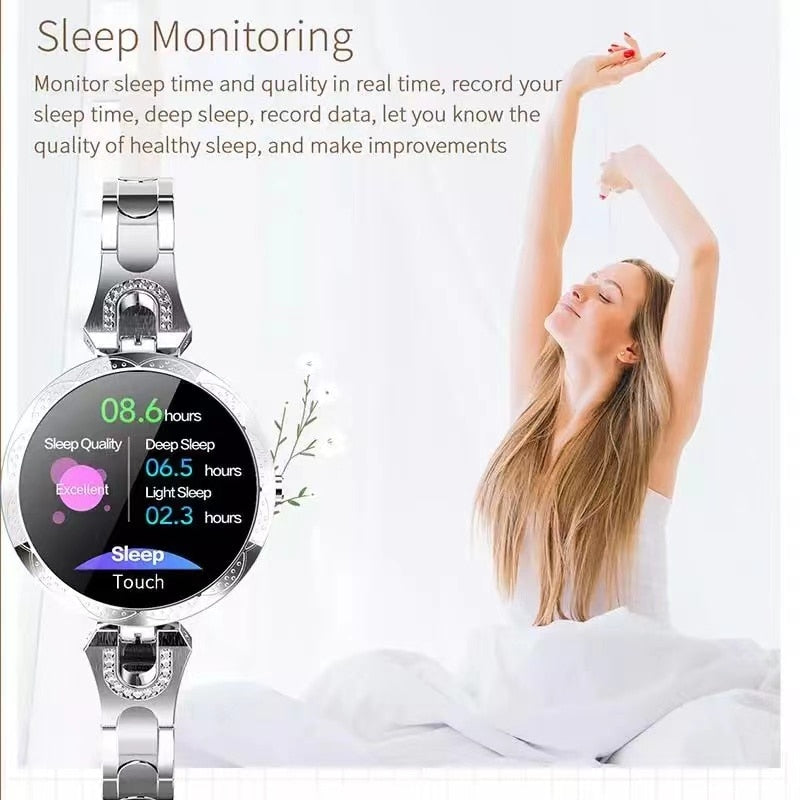 Women’s Smartwatch and Fitness Tracker with Advanced Sleep Monitoring
