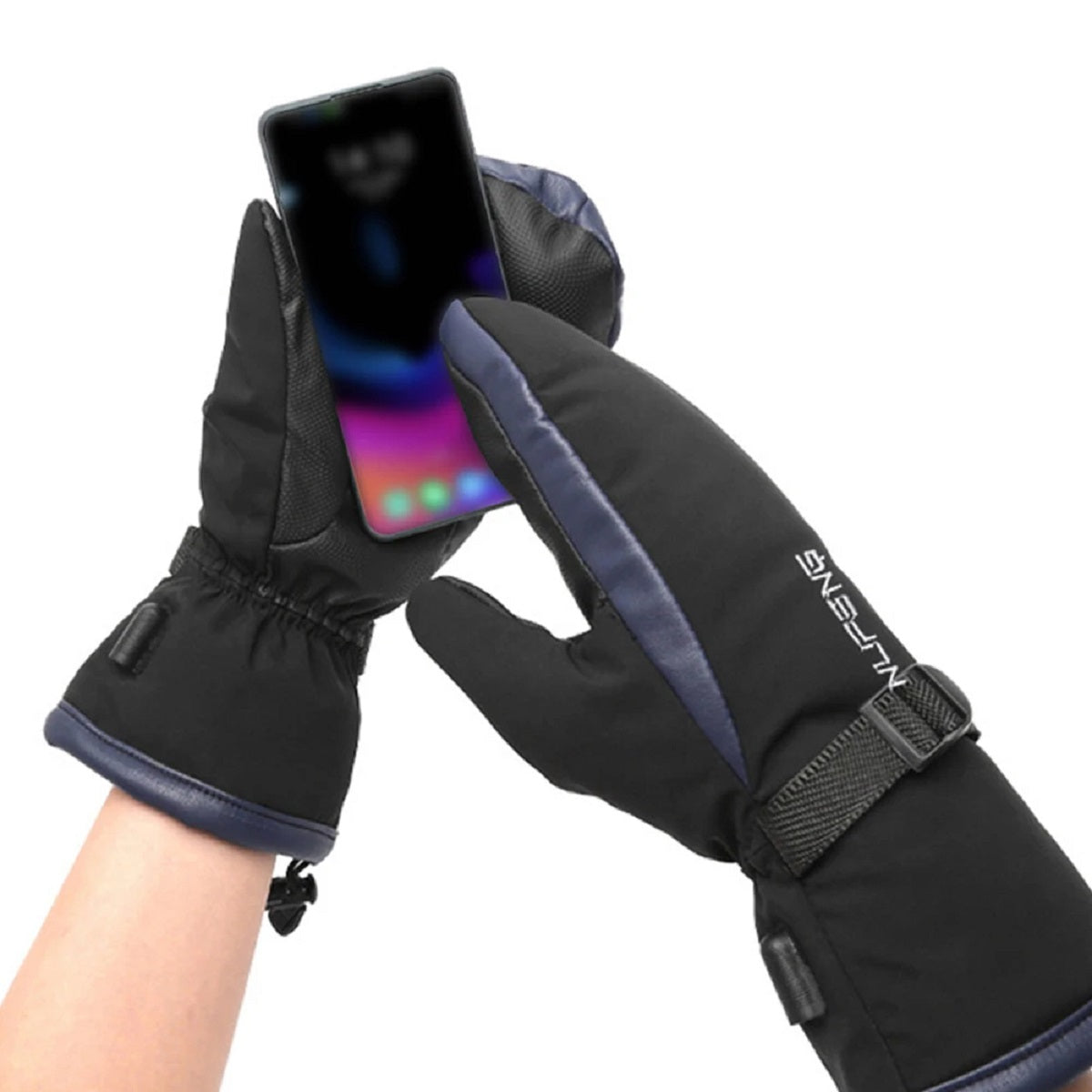 Electric Heating Hand Warmer Gloves | Dual-Sided Heating, Waterproof & USB Rechargeable for Skiing, Hiking, Mitten & Daily Use