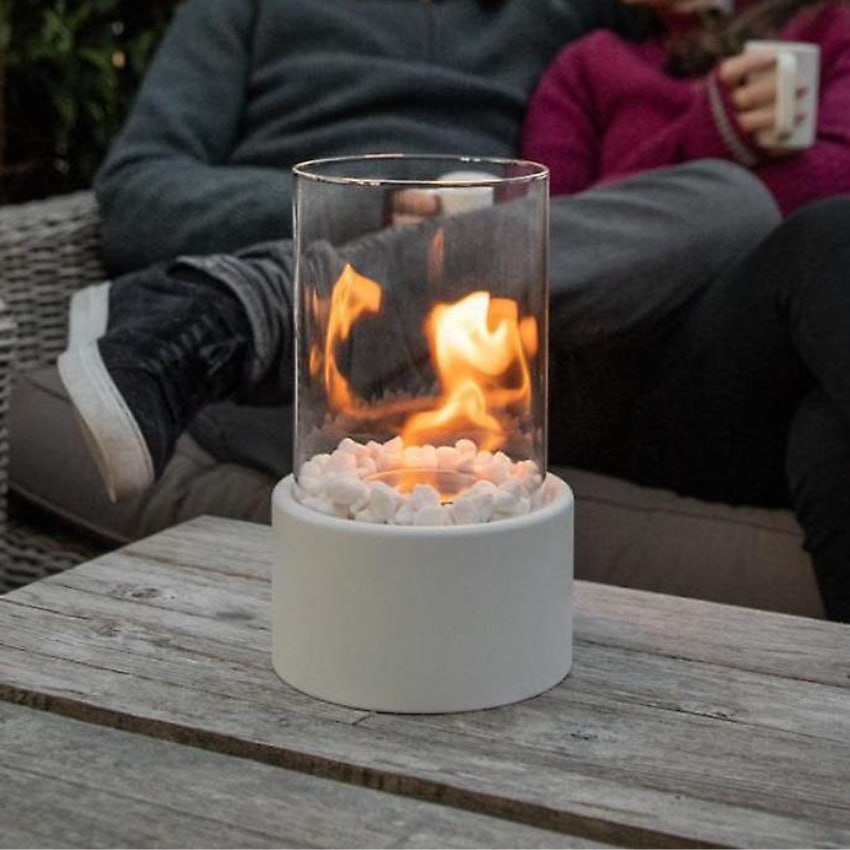 Cozy Decorative Bioethanol Fireplace for Modern Home Styling – Modern Tabletop Ambiance Accent for Living Room
