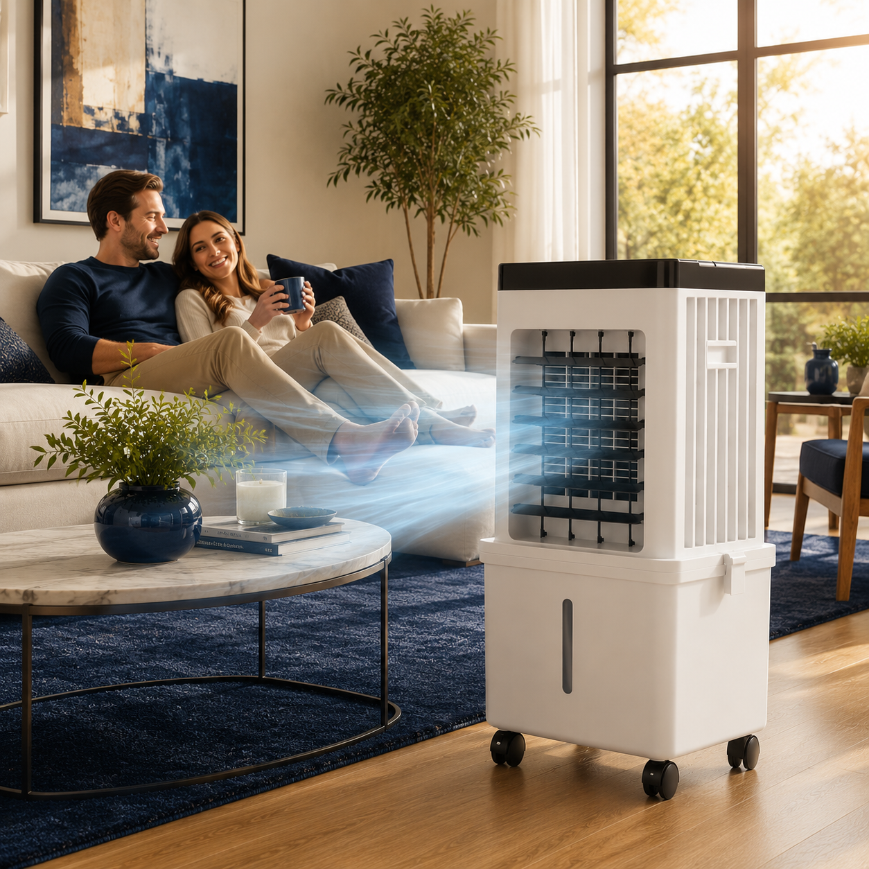 3-in-1 personal air cooler detail view