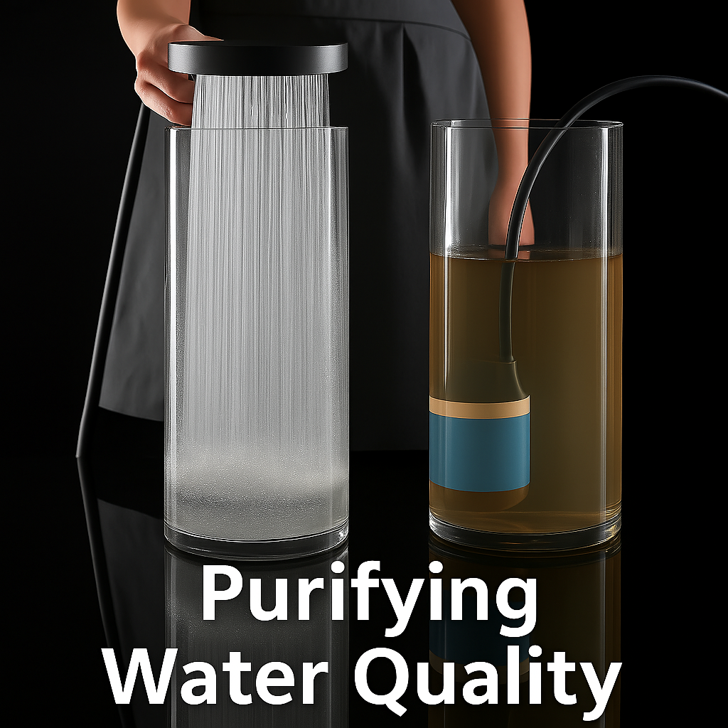 High Pressure Filtered Shower Head | Hard Water Softener & Purifier
