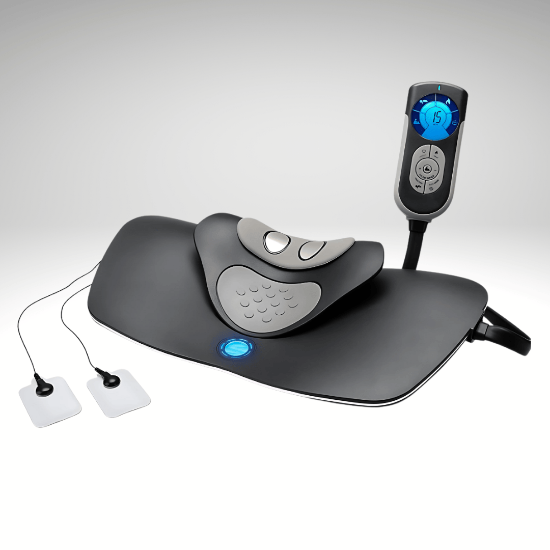 Smart Neck Massager & Cervical Traction | Heated EMS Red Light