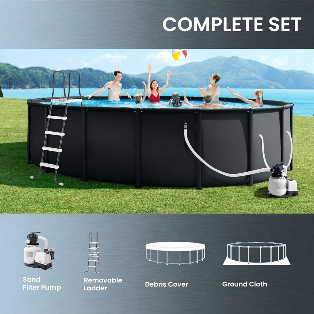 Heavy duty three ply pool liner detail