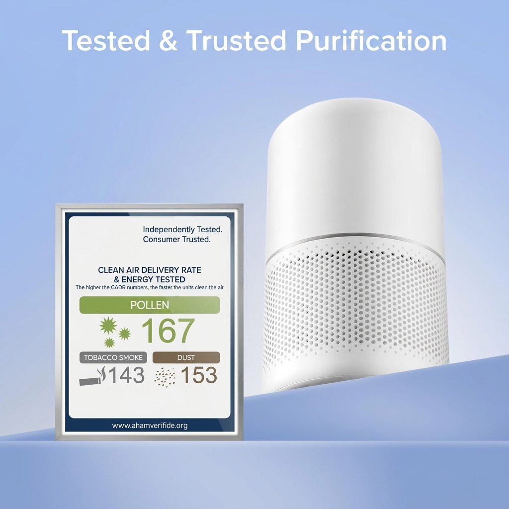 Air purifier three-layer filter stack