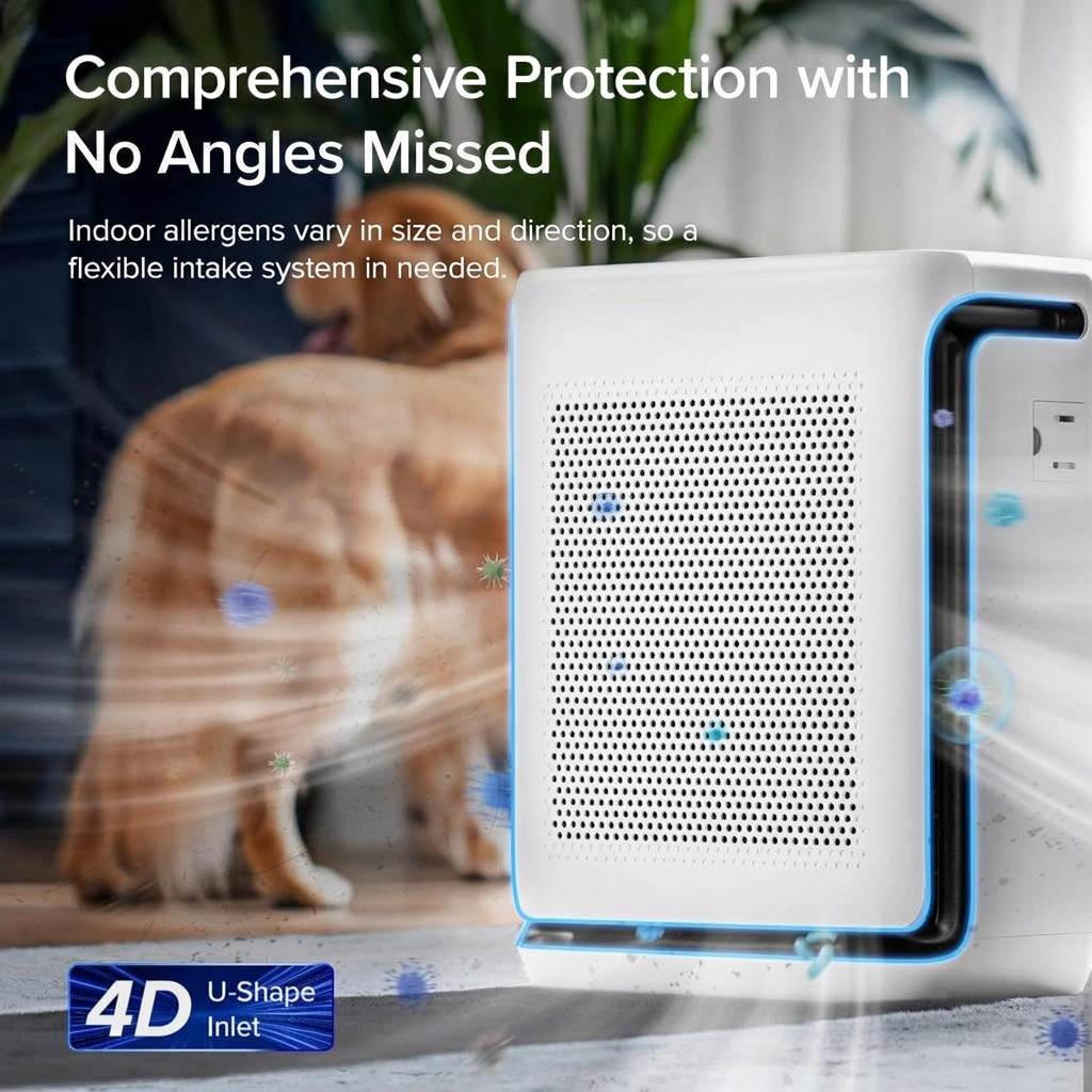 Smart air purifier app control