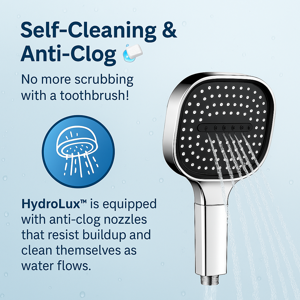 High Pressure Filtered Shower Head | Hard Water Softener & Purifier